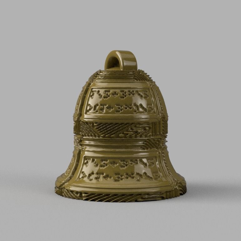 cloche de noel X76   3d print  3D print model_57