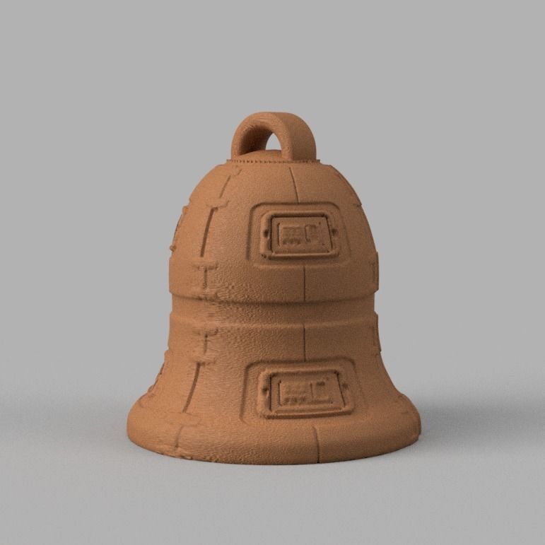 cloche de noel X76   3d print  3D print model_17