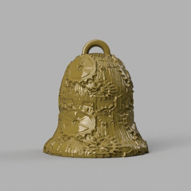cloche de noel X76   3d print  3D print model_48