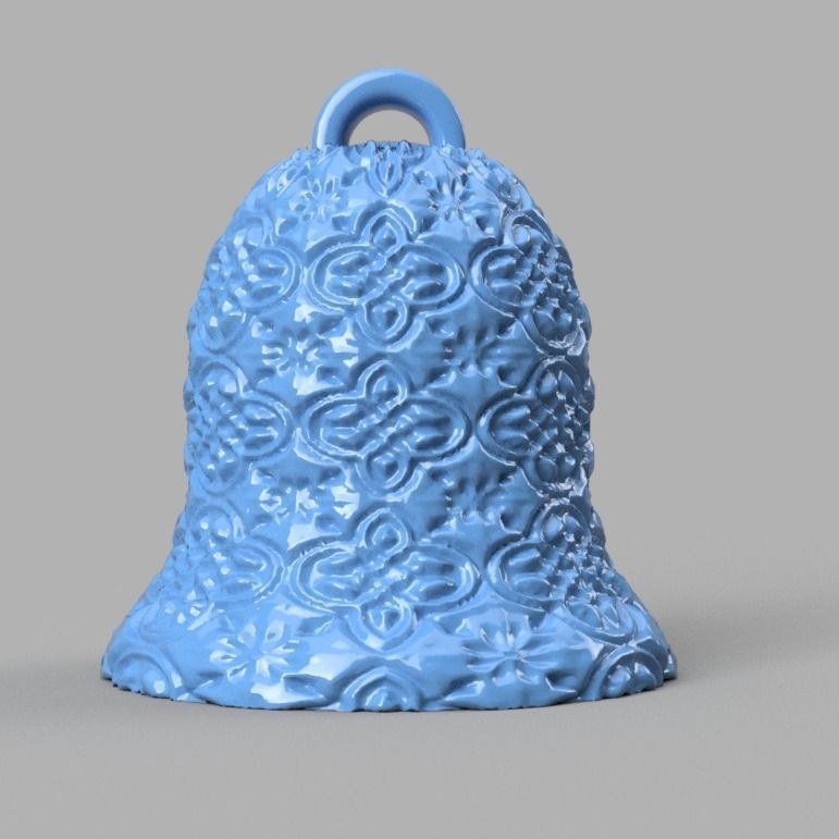 cloche de noel X76   3d print  3D print model_72