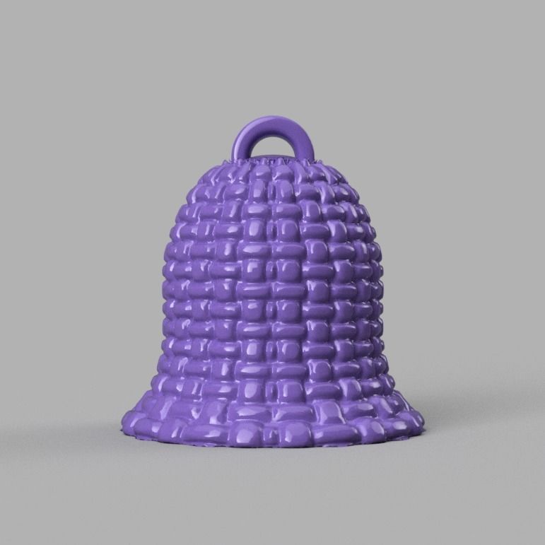 cloche de noel X76   3d print  3D print model_1