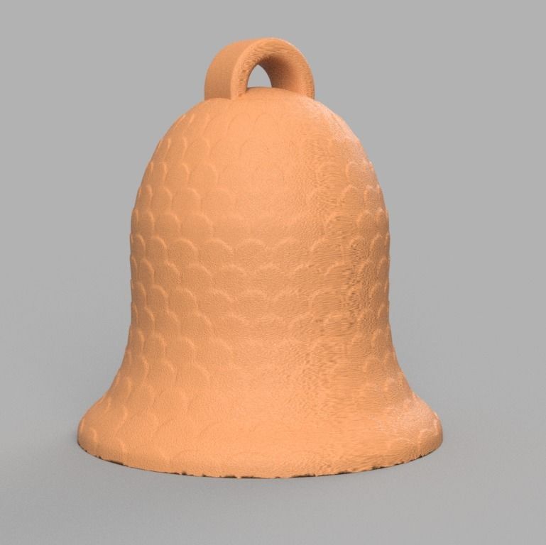 cloche de noel X76   3d print  3D print model_8