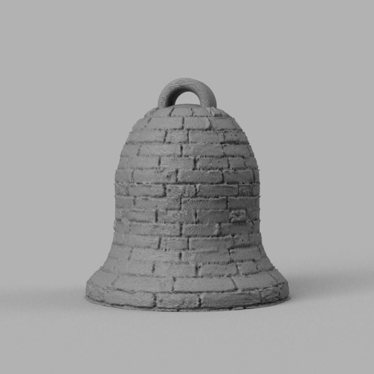 cloche de noel X76   3d print  3D print model_27