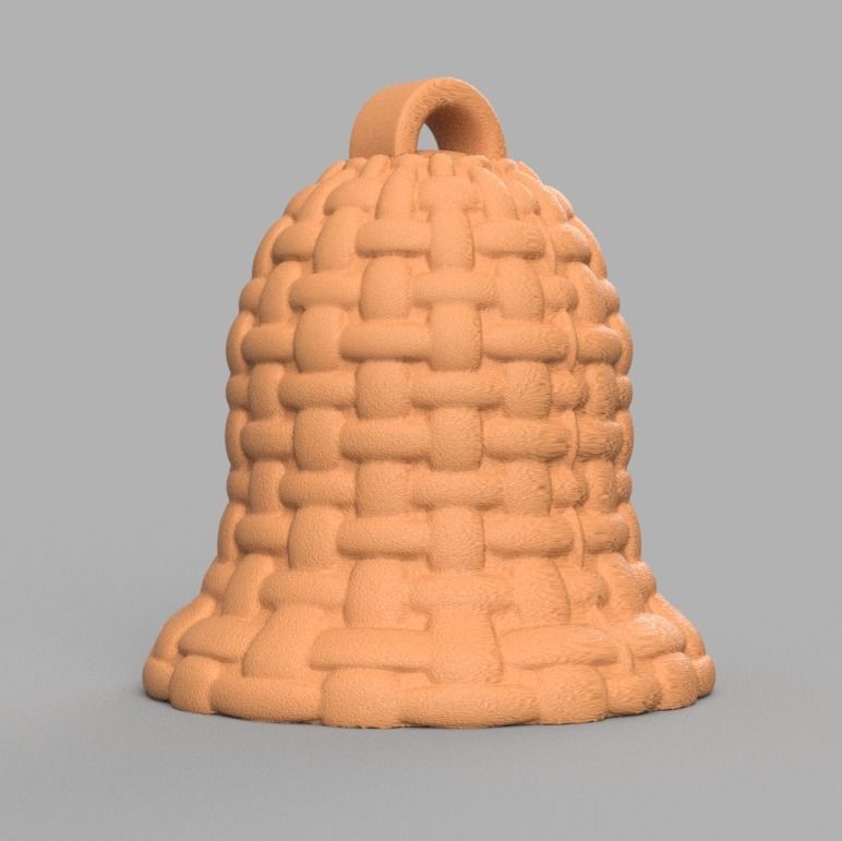 cloche de noel X76   3d print  3D print model_12