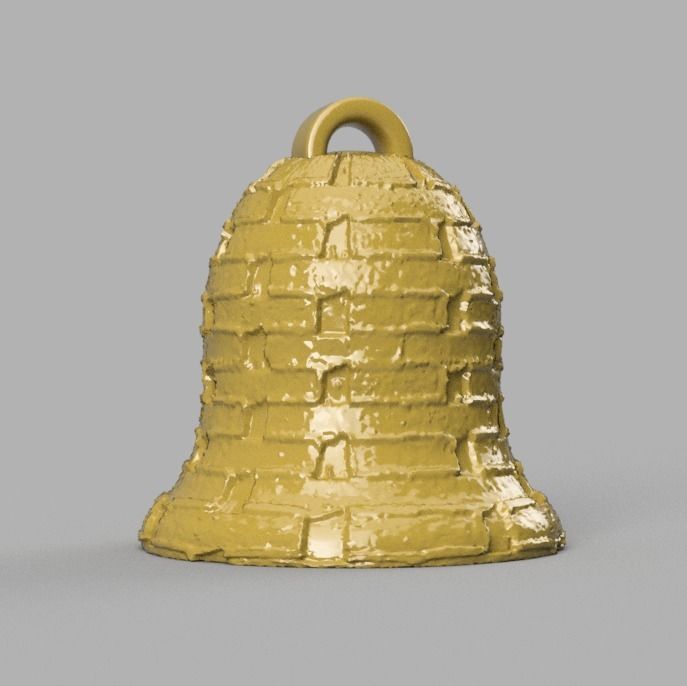 cloche de noel X76   3d print  3D print model_43