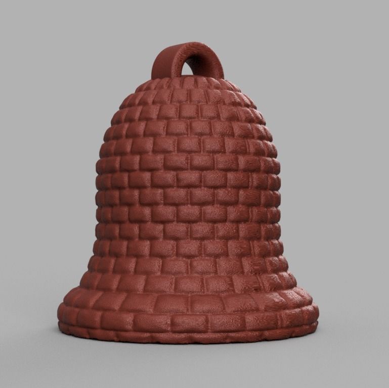 cloche de noel X76   3d print  3D print model_46