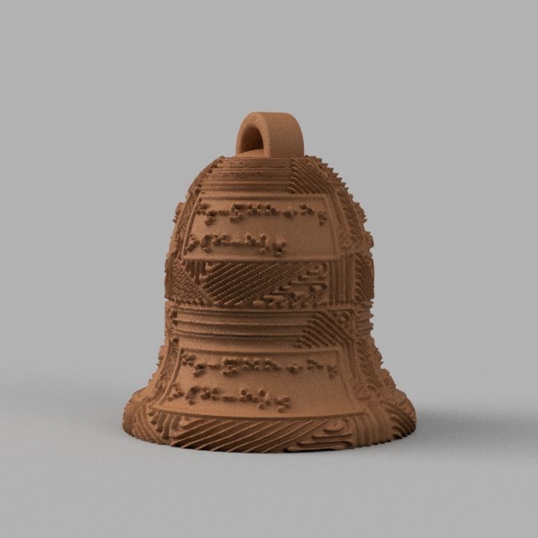 cloche de noel X76   3d print  3D print model_49