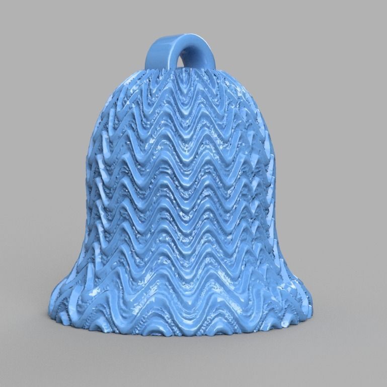 cloche de noel X76   3d print  3D print model_7