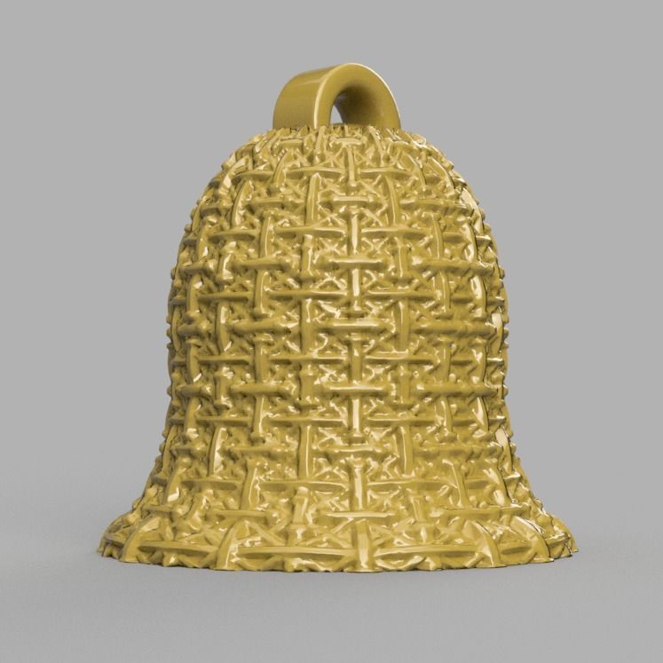 cloche de noel X76   3d print  3D print model_28