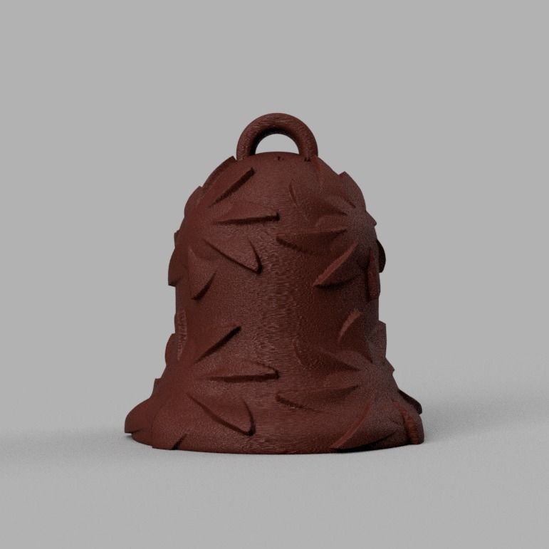 cloche de noel X76   3d print  3D print model_9