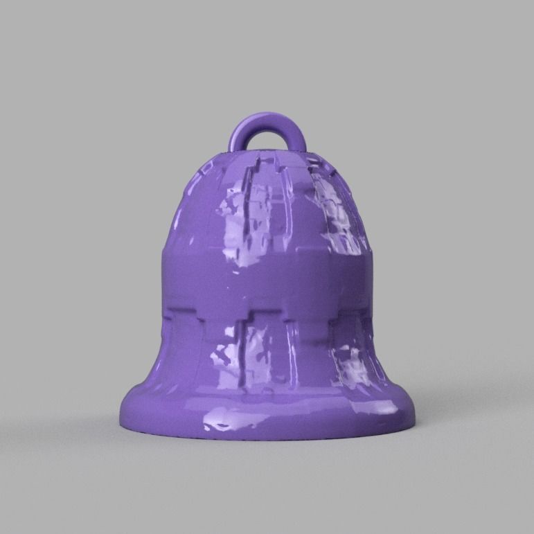 cloche de noel X76   3d print  3D print model_56