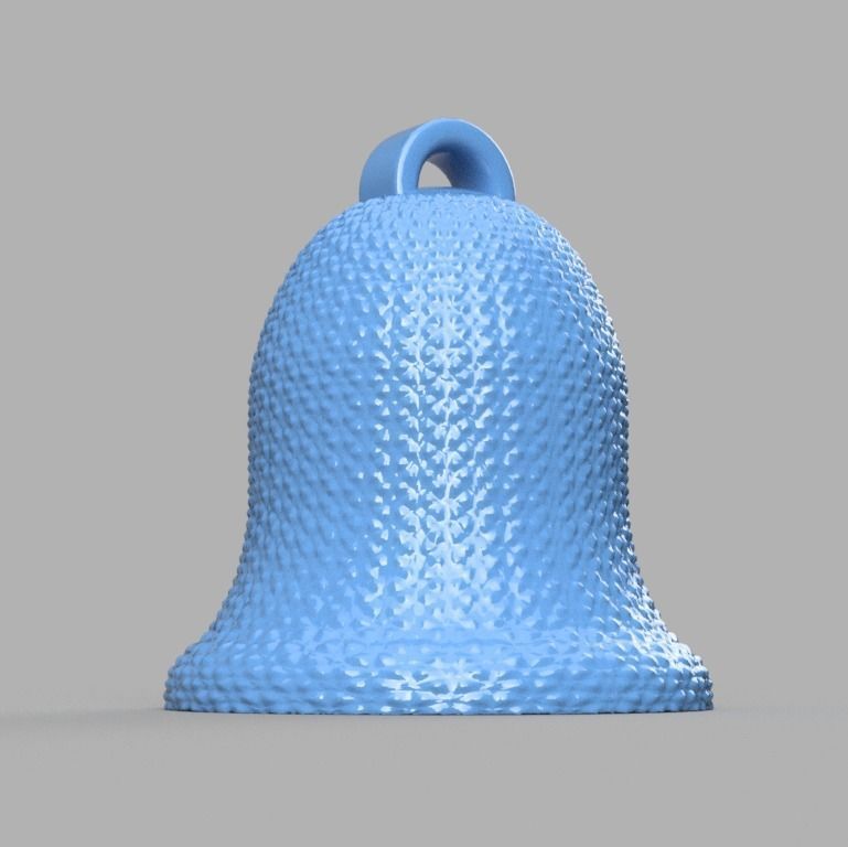 cloche de noel X76   3d print  3D print model_54