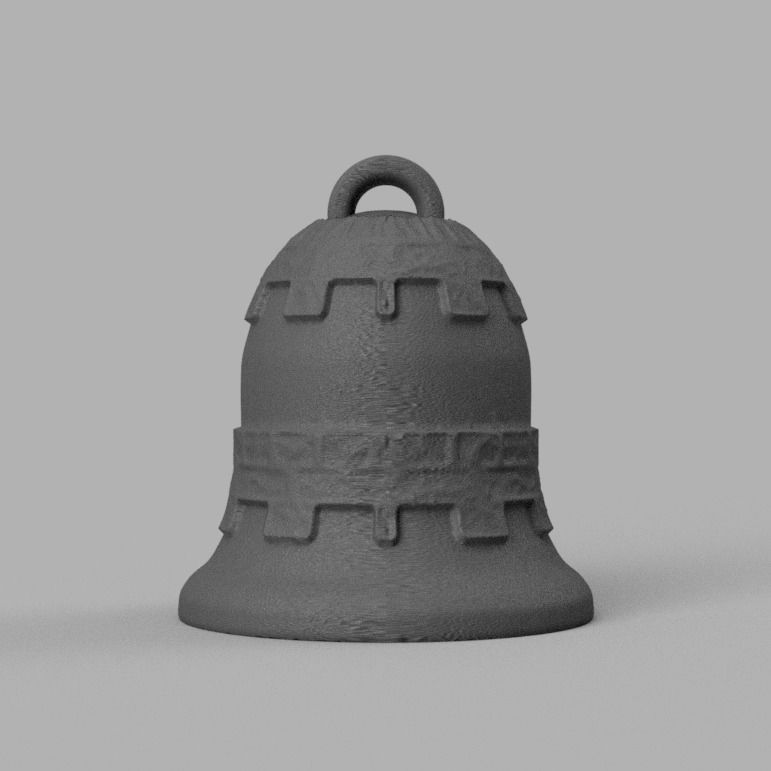 cloche de noel X76   3d print  3D print model_24