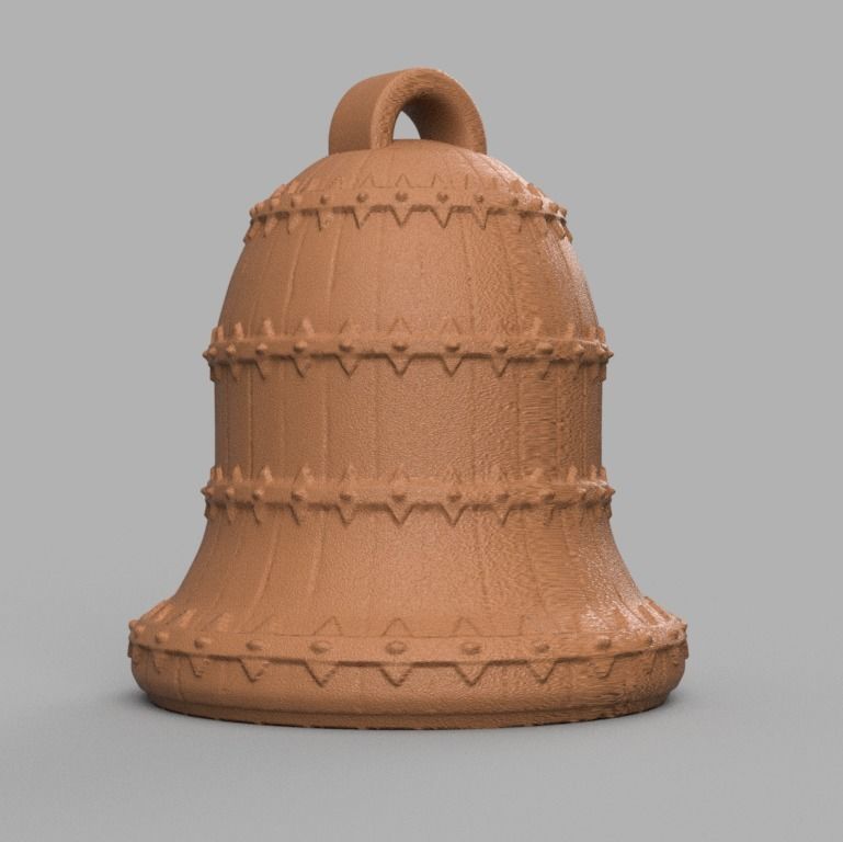 cloche de noel X76   3d print  3D print model_47