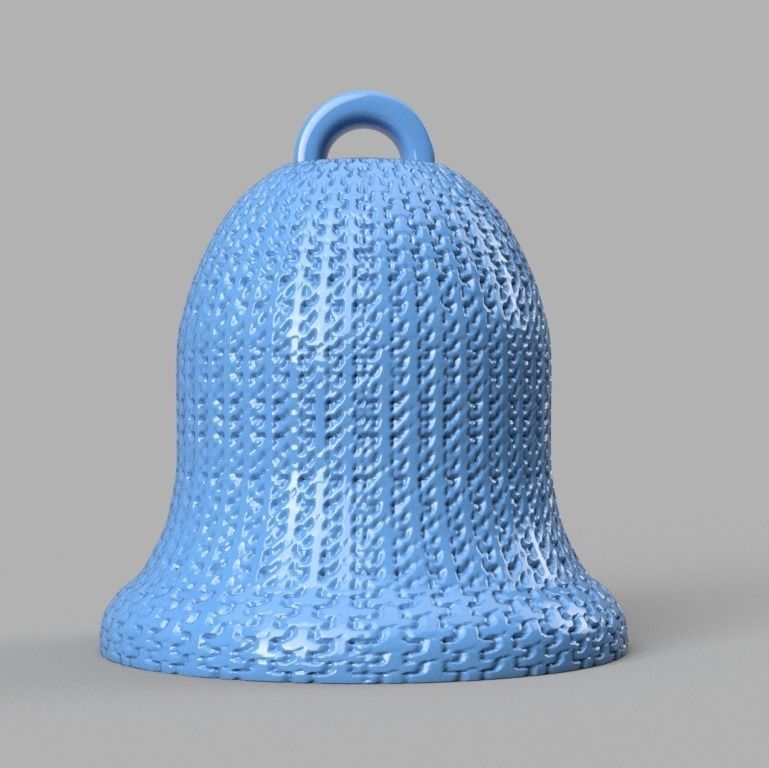 cloche de noel X76   3d print  3D print model_6