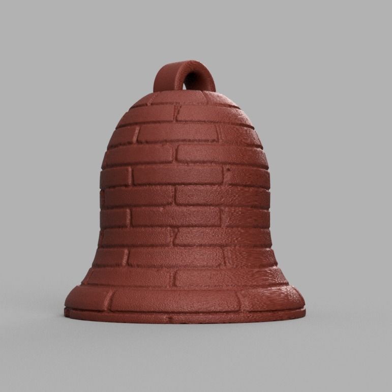 cloche de noel X76   3d print  3D print model_19