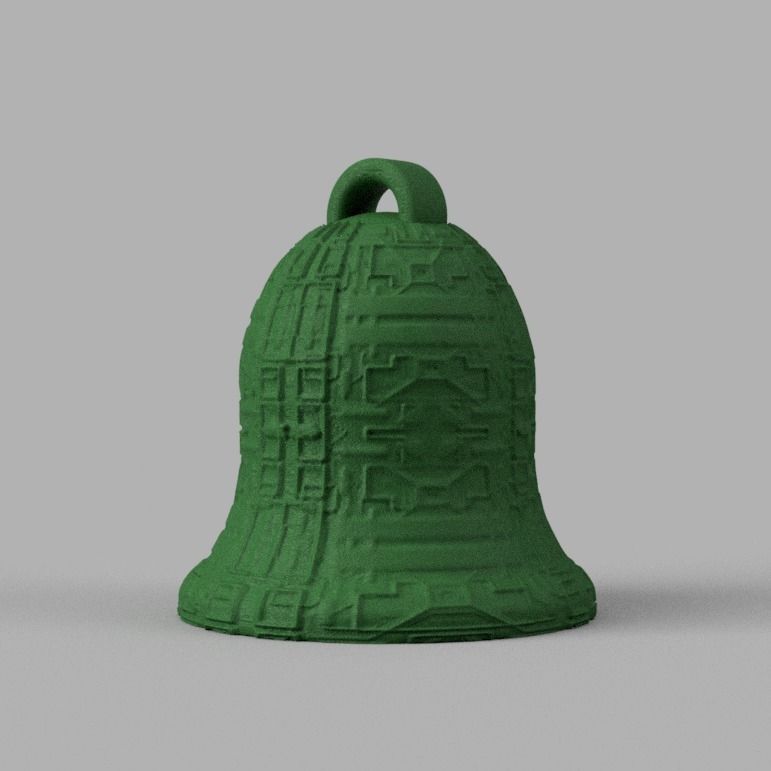 cloche de noel X76   3d print  3D print model_10