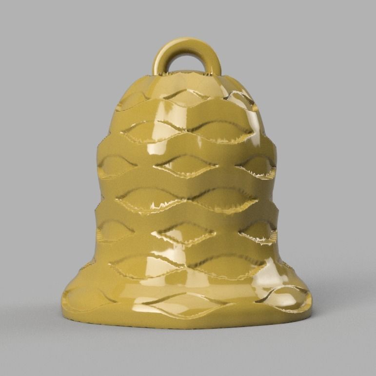 cloche de noel X76   3d print  3D print model_50