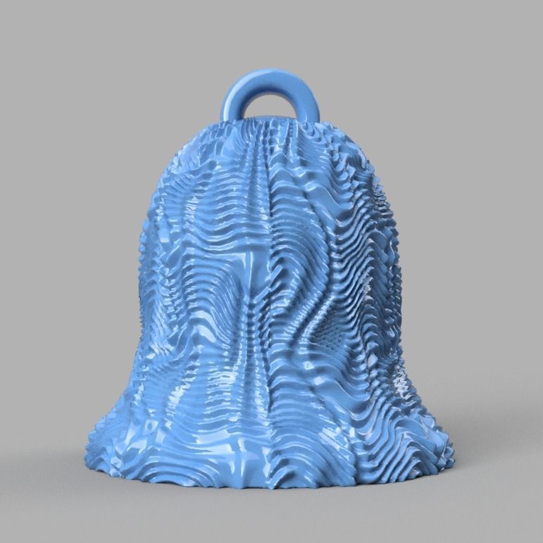 cloche de noel X76   3d print  3D print model_58
