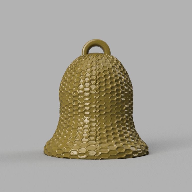 cloche de noel X76   3d print  3D print model_25