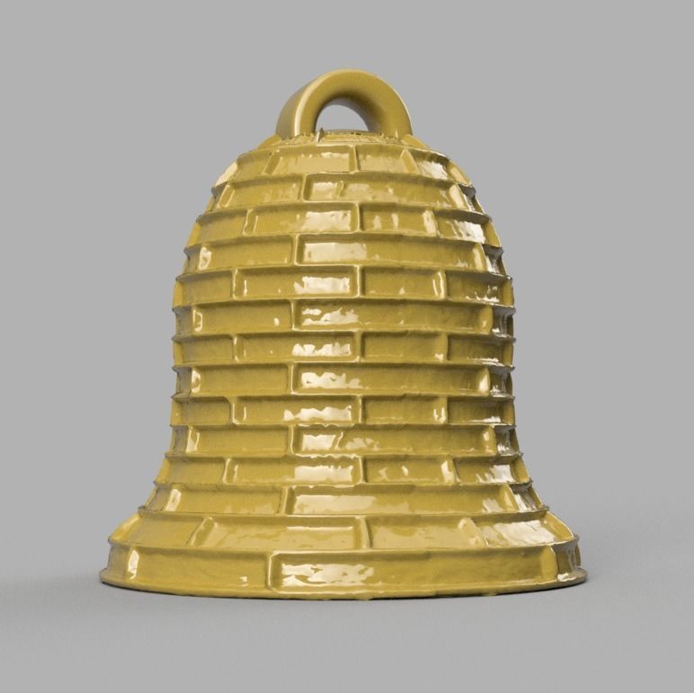 cloche de noel X76   3d print  3D print model_59
