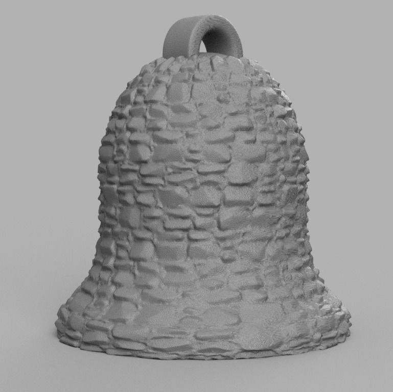 cloche de noel X76   3d print  3D print model_15