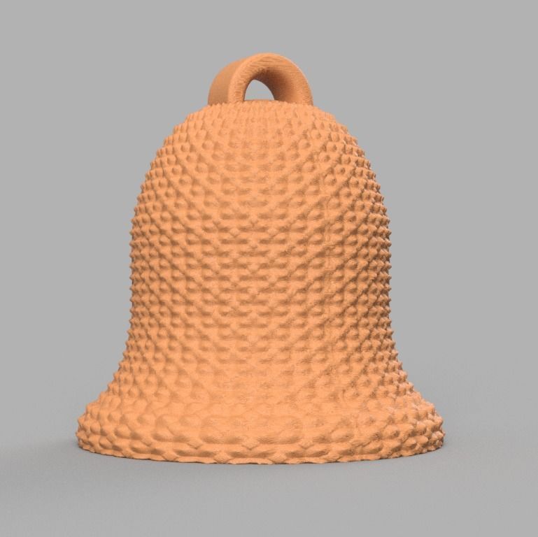 cloche de noel X76   3d print  3D print model_13