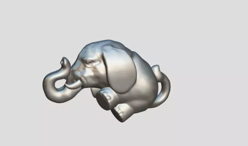 Elephant toy 3D print model