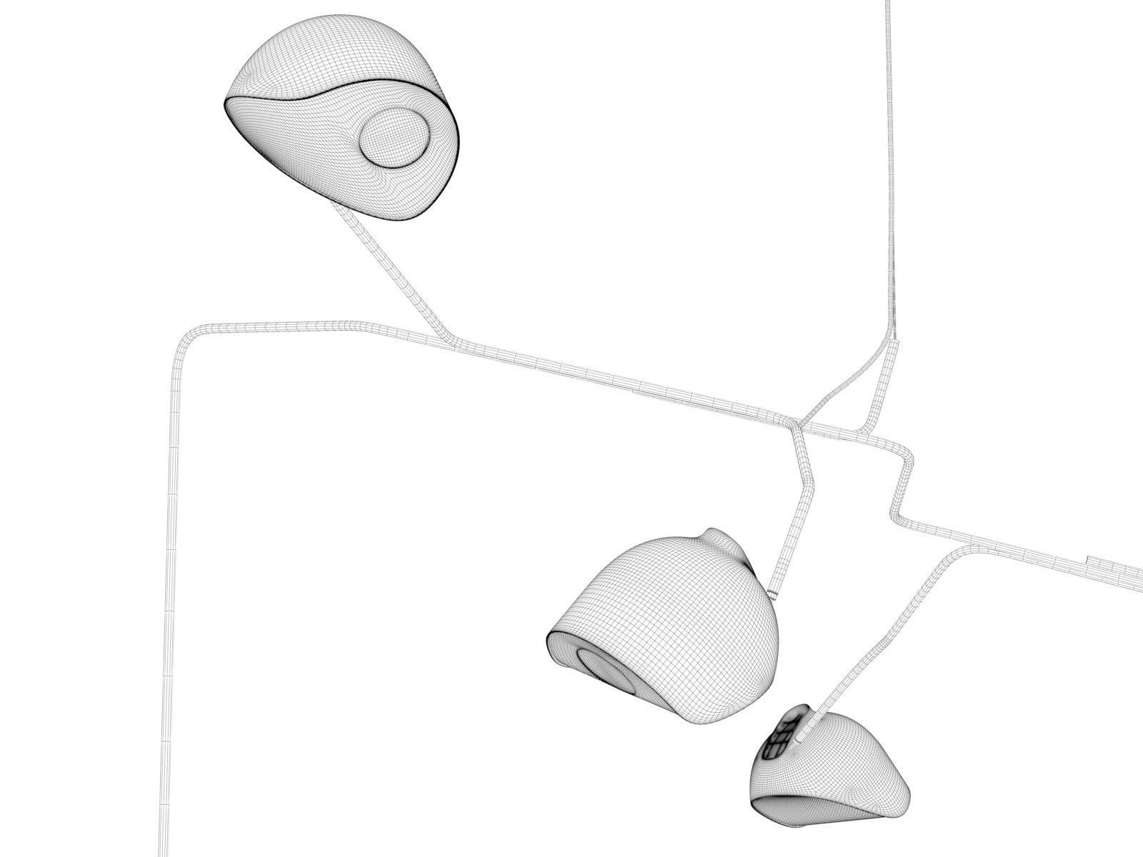 DC606 Pendant Lamp 3D model_4