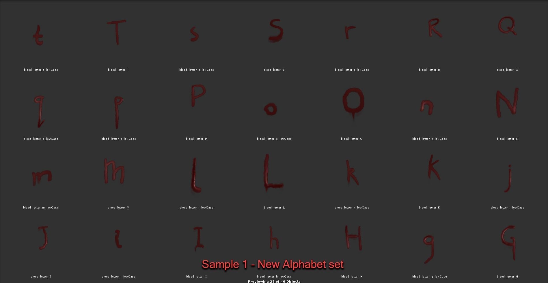 Blood Decals - Game Ready - Unity SRP URP HDRP Texture_11