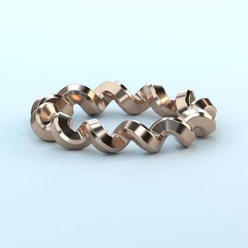 Spring ring 3D print model