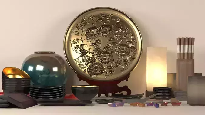 Oriental Tableware and Decor