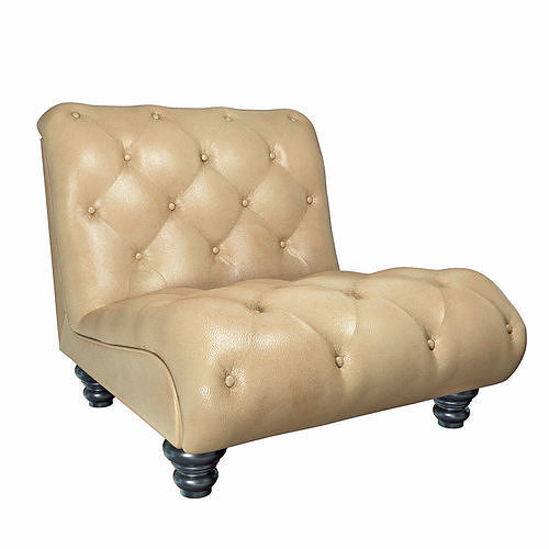 Distinctive chesterfield Paris chair 3D model
