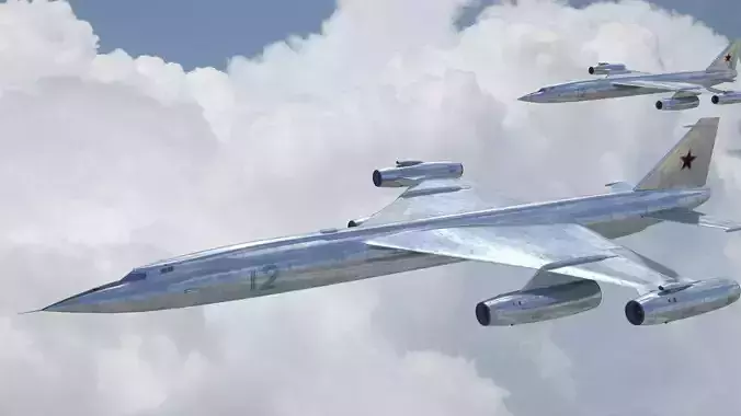 Soviet union M50 jet bomber