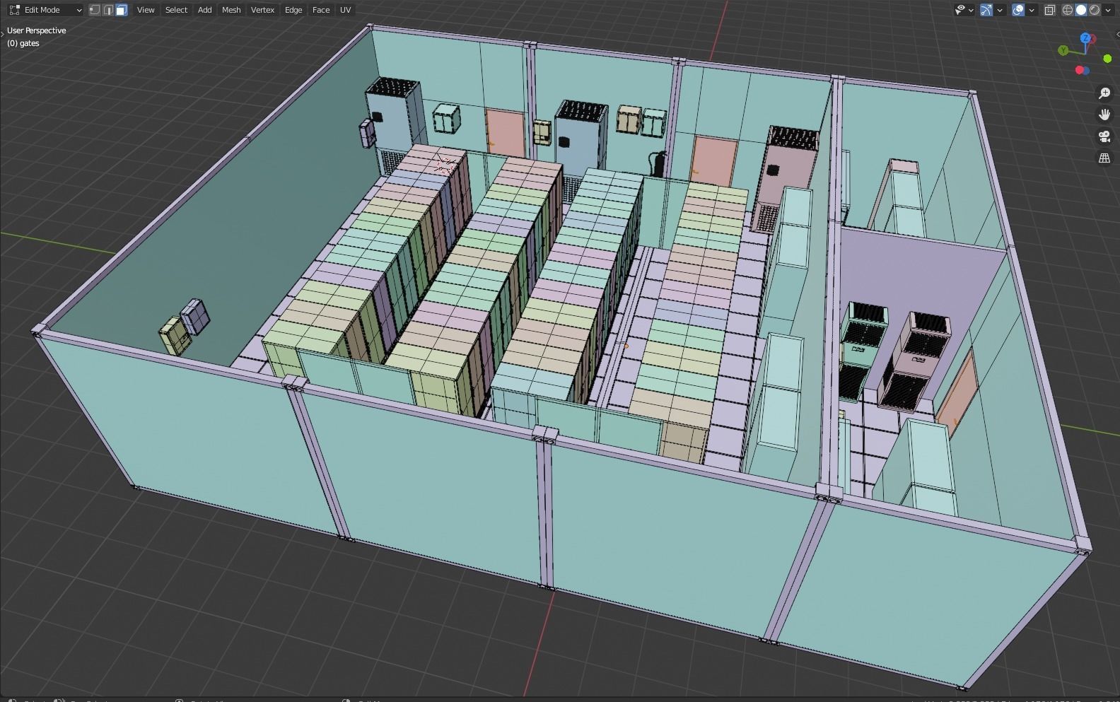 Data center server 3D model_6