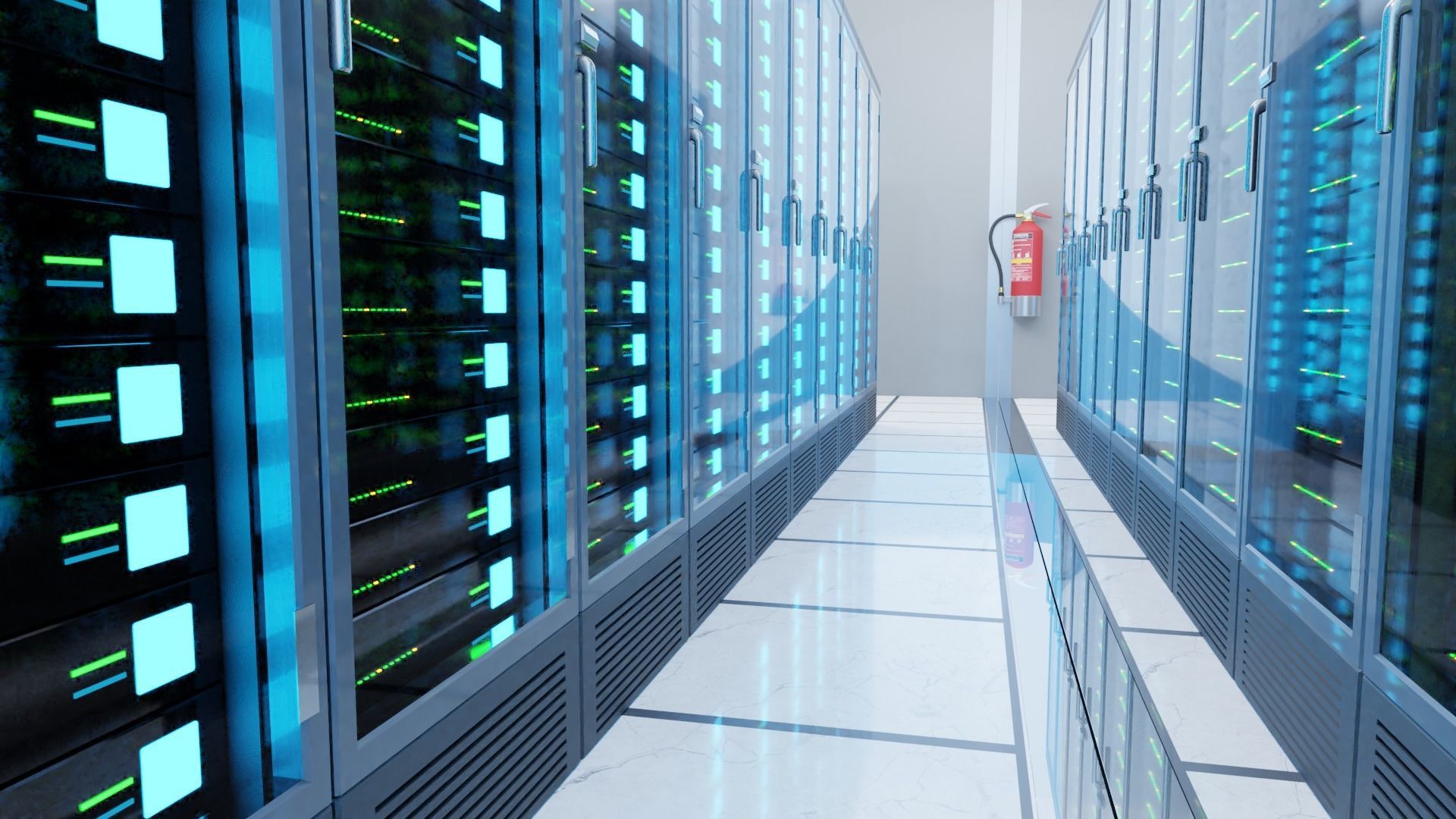Data center server 3D model_1