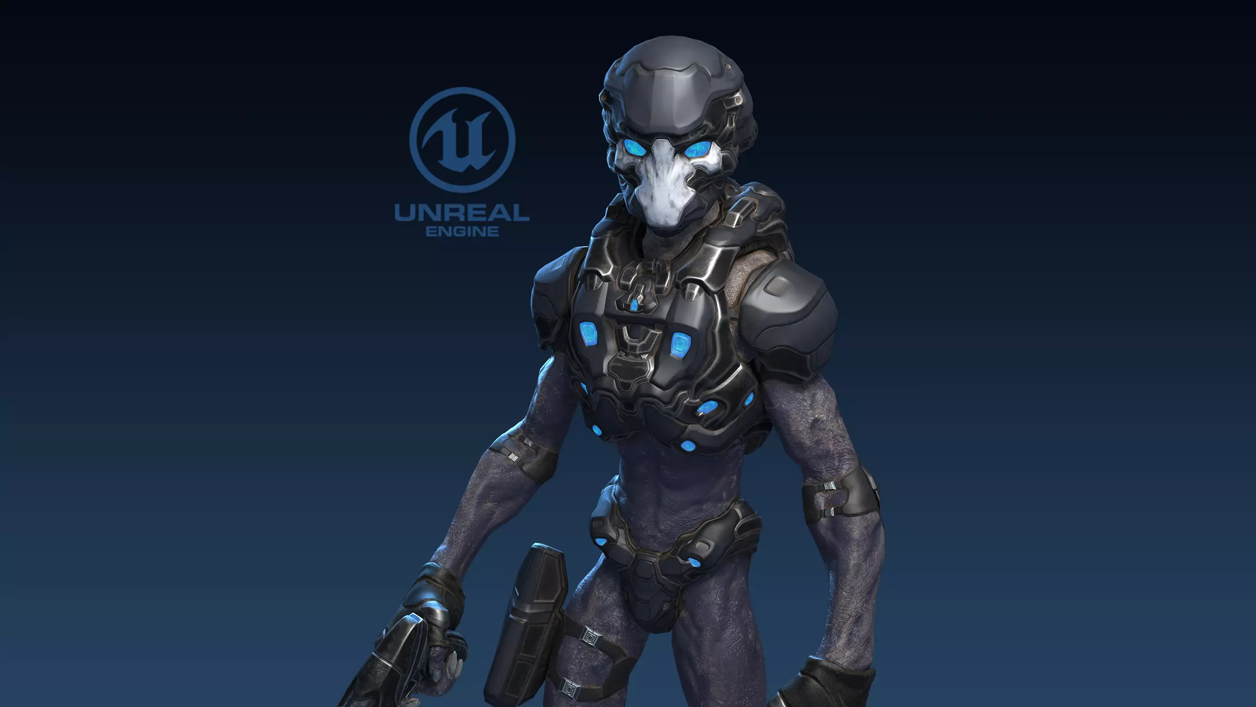 Alien v3 - Animated and Game Ready Low-poly 3D model_0