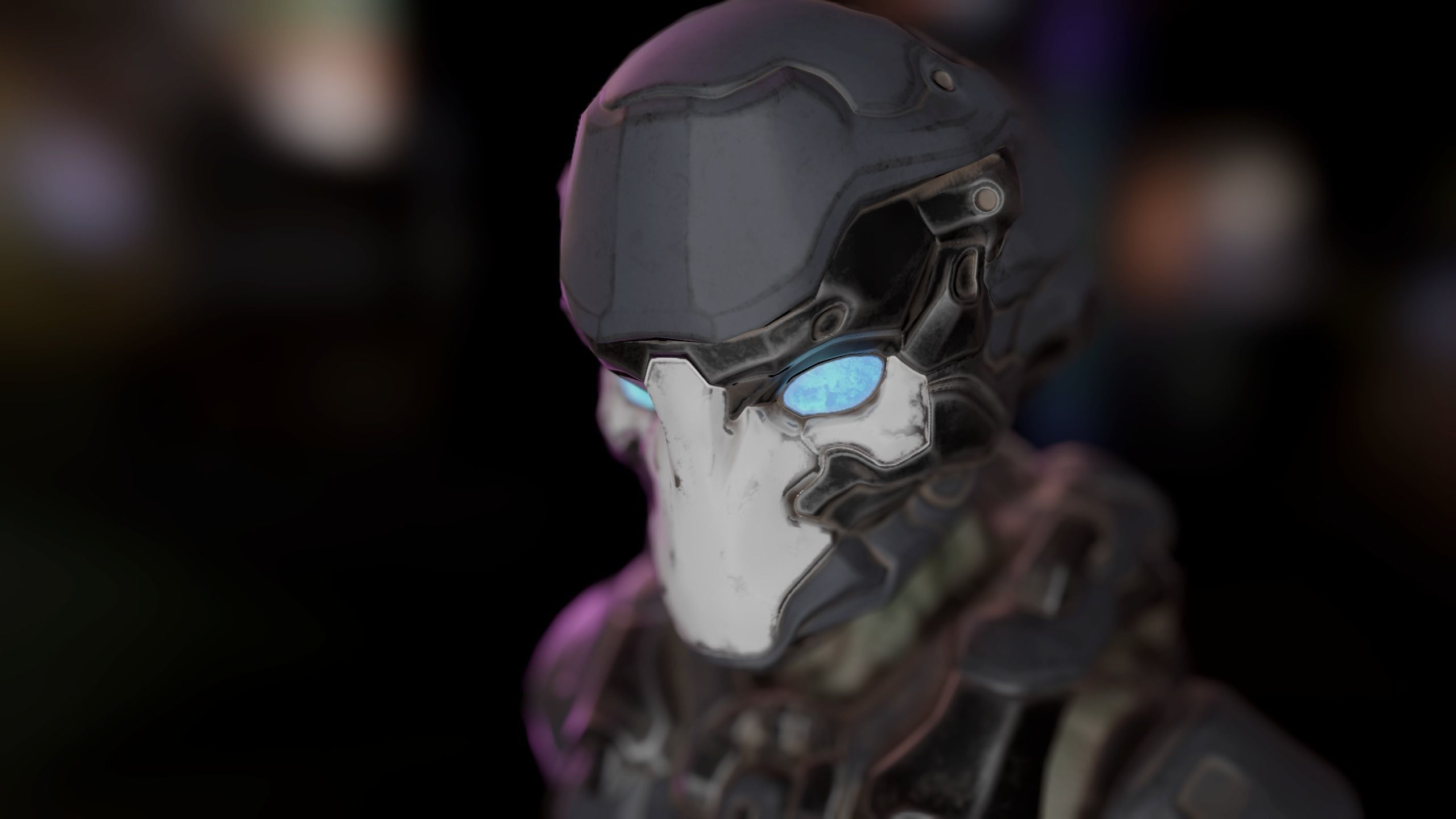 Alien v3 - Animated and Game Ready Low-poly 3D model_14