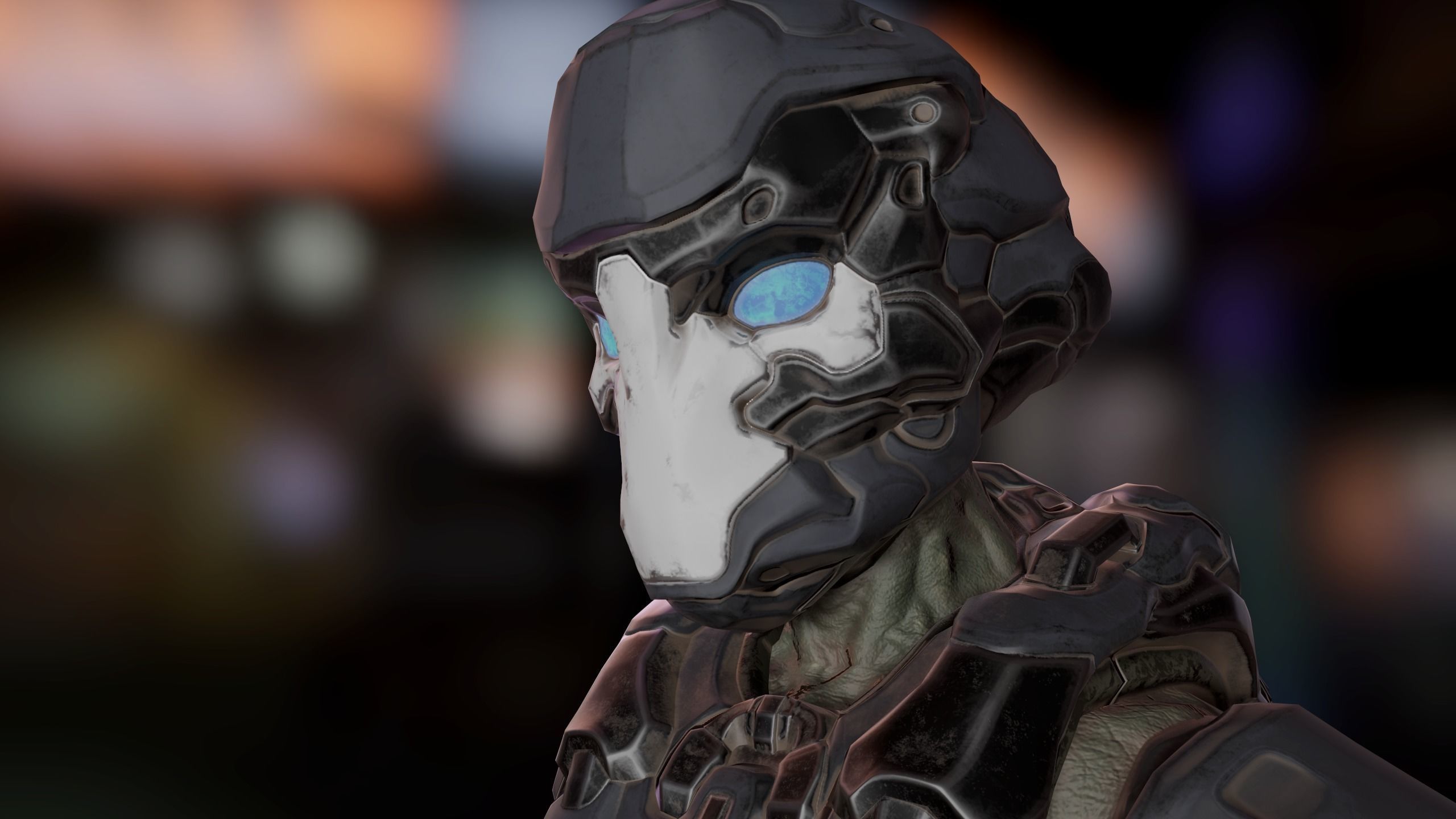 Alien v3 - Animated and Game Ready Low-poly 3D model_13