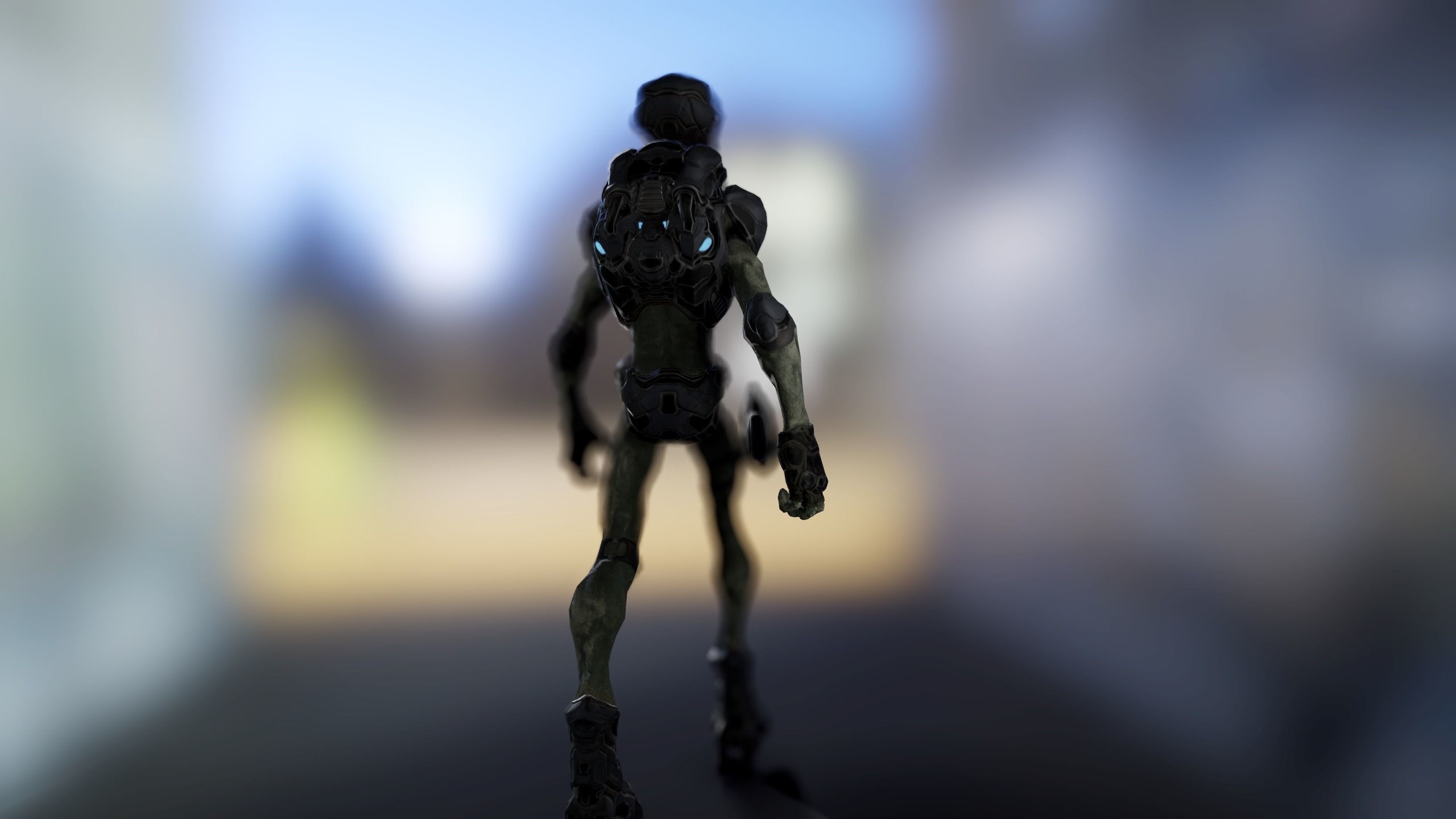 Alien v3 - Animated and Game Ready Low-poly 3D model_20