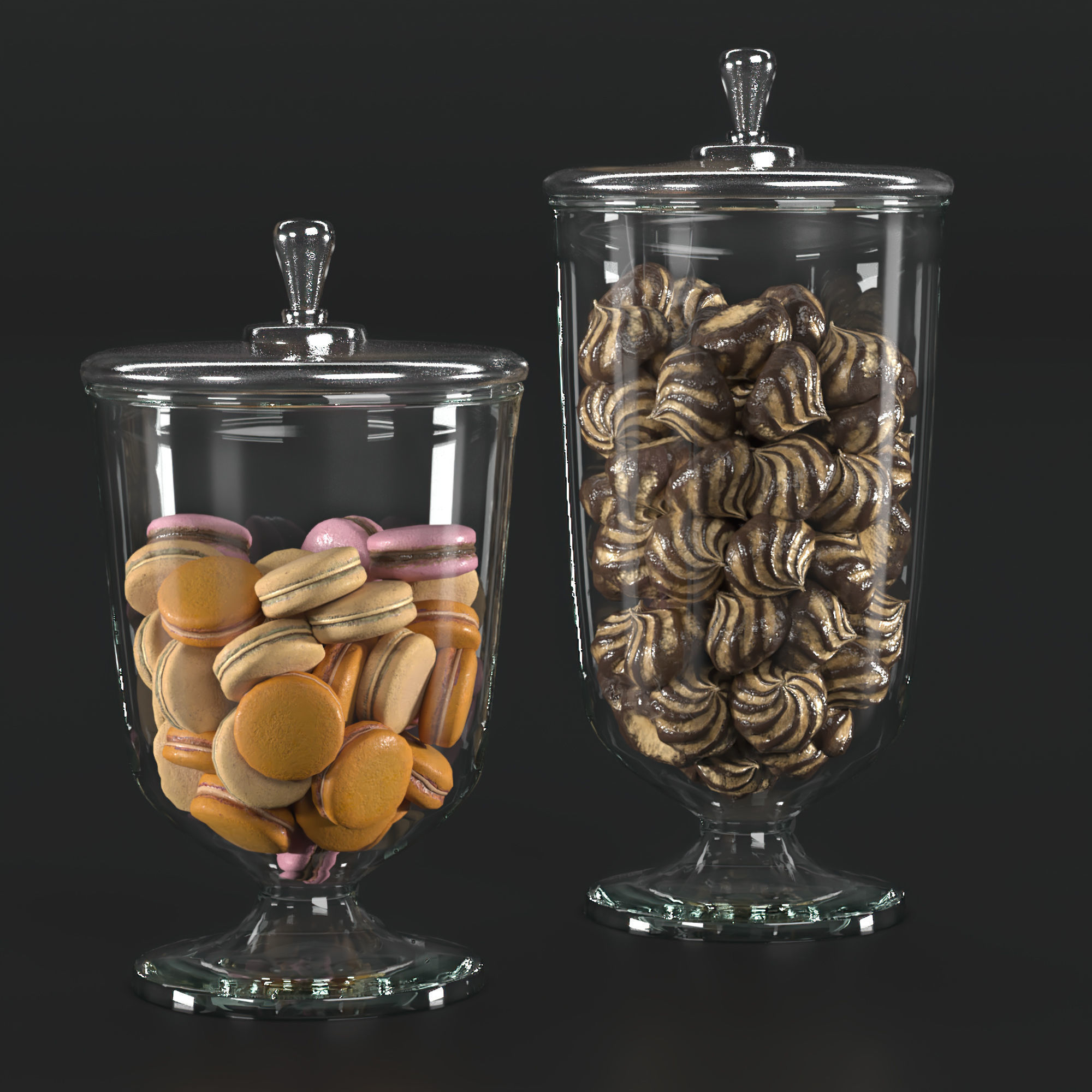 pastries buns - buns 3D model_2