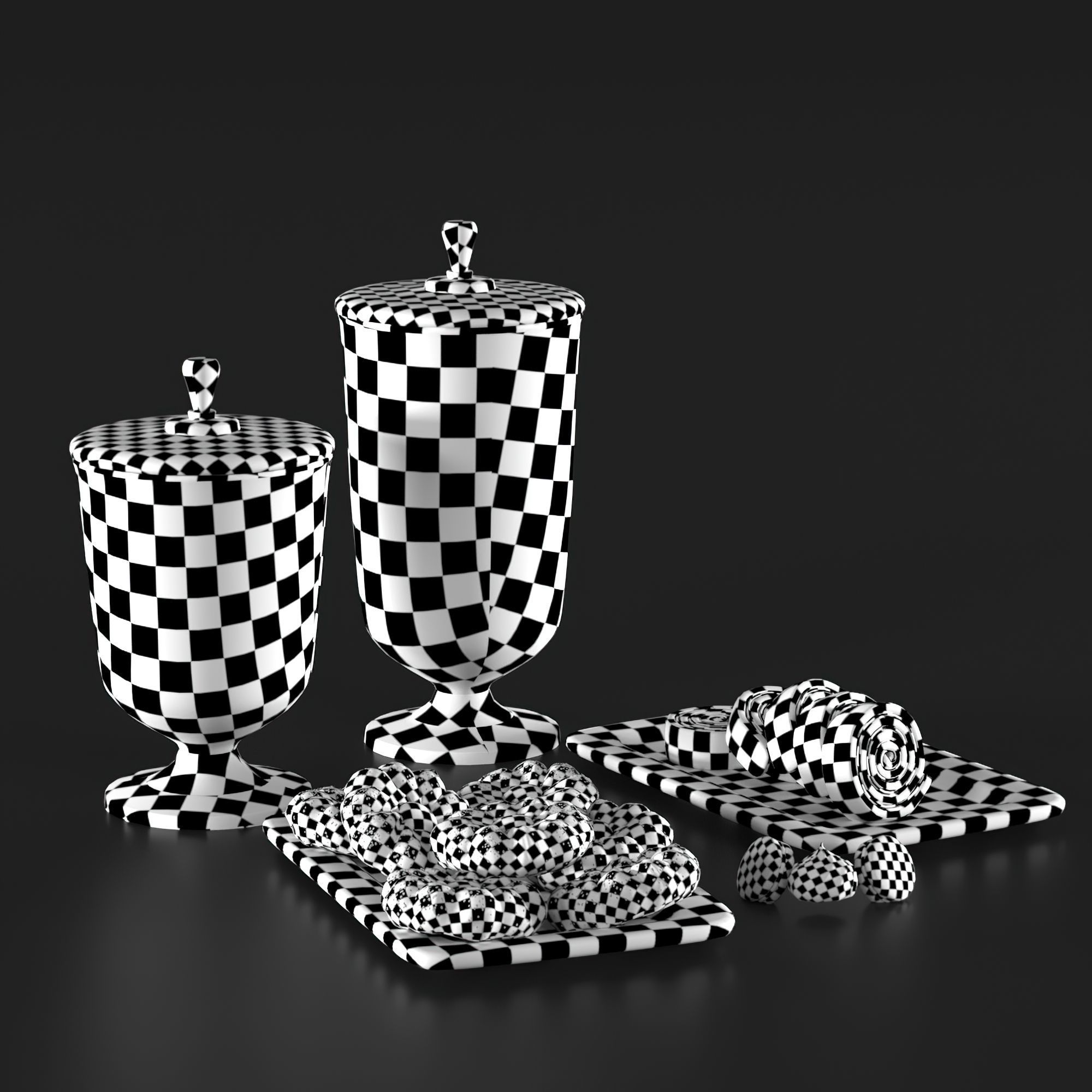 pastries buns - buns 3D model_4