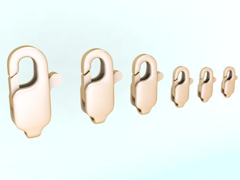 Bracelet Lock  N2538  3D print model_1