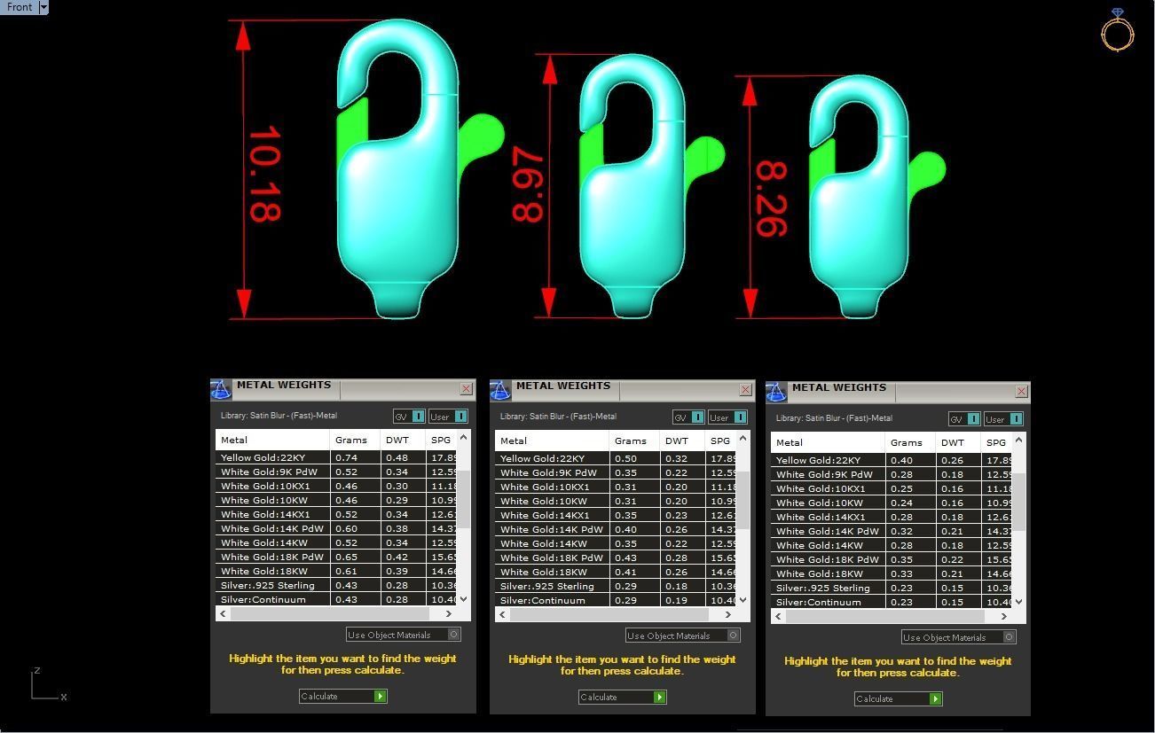 Bracelet Lock  N2538  3D print model_7