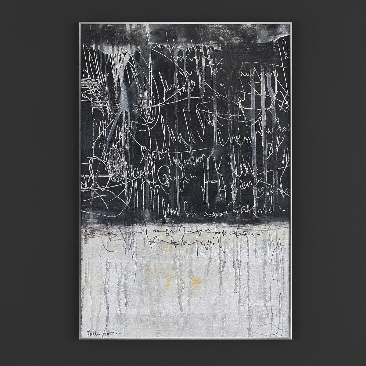 Pictures102 abstract painting Low-poly 3D model_1