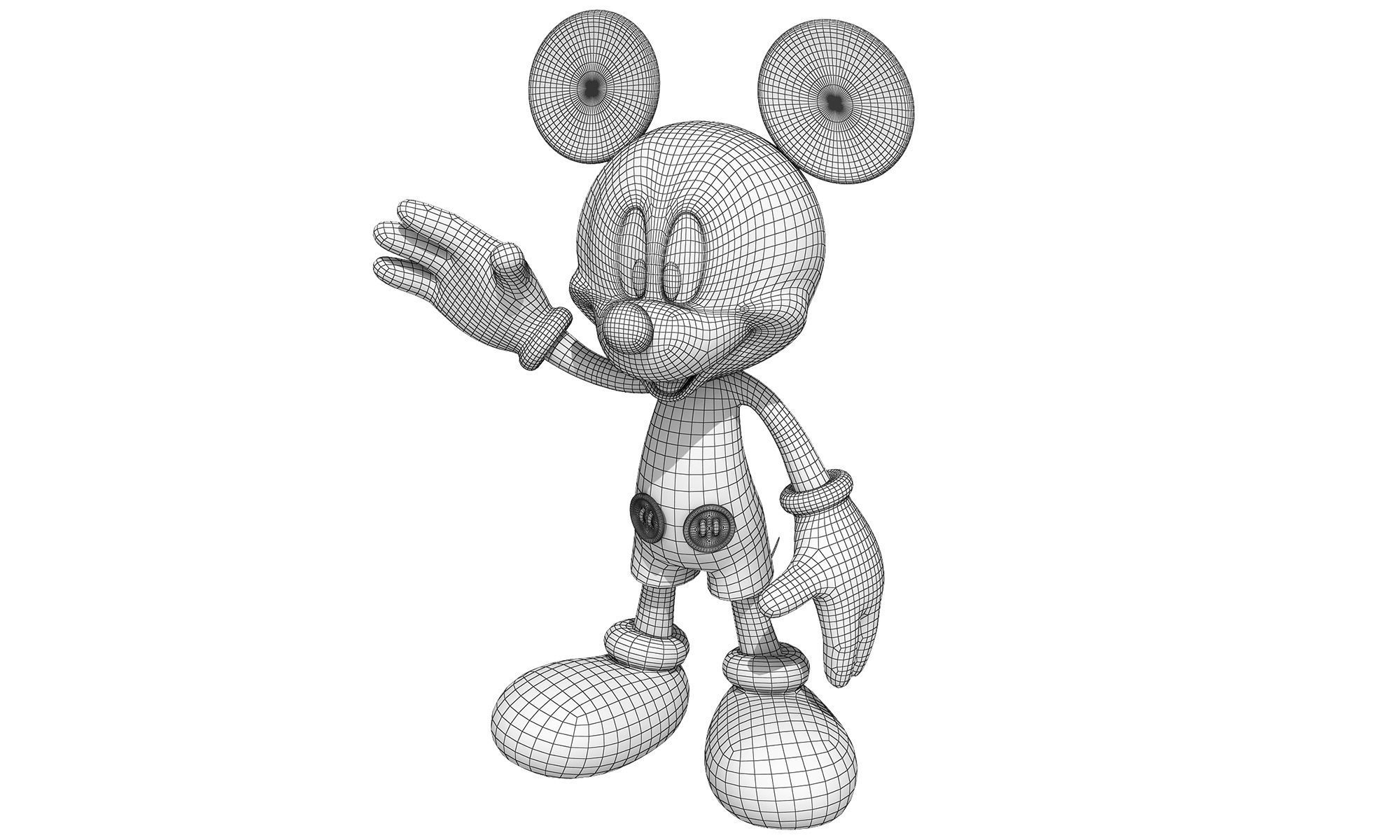 Mickey Mouse 3D model_6