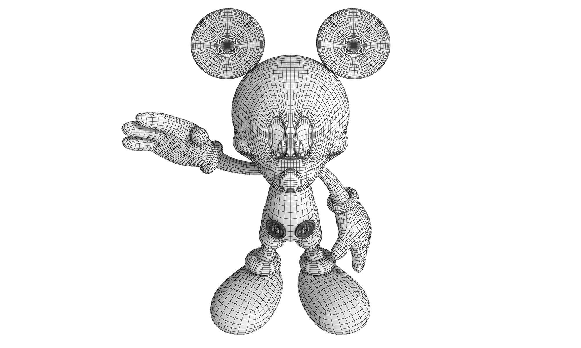 Mickey Mouse 3D model_12