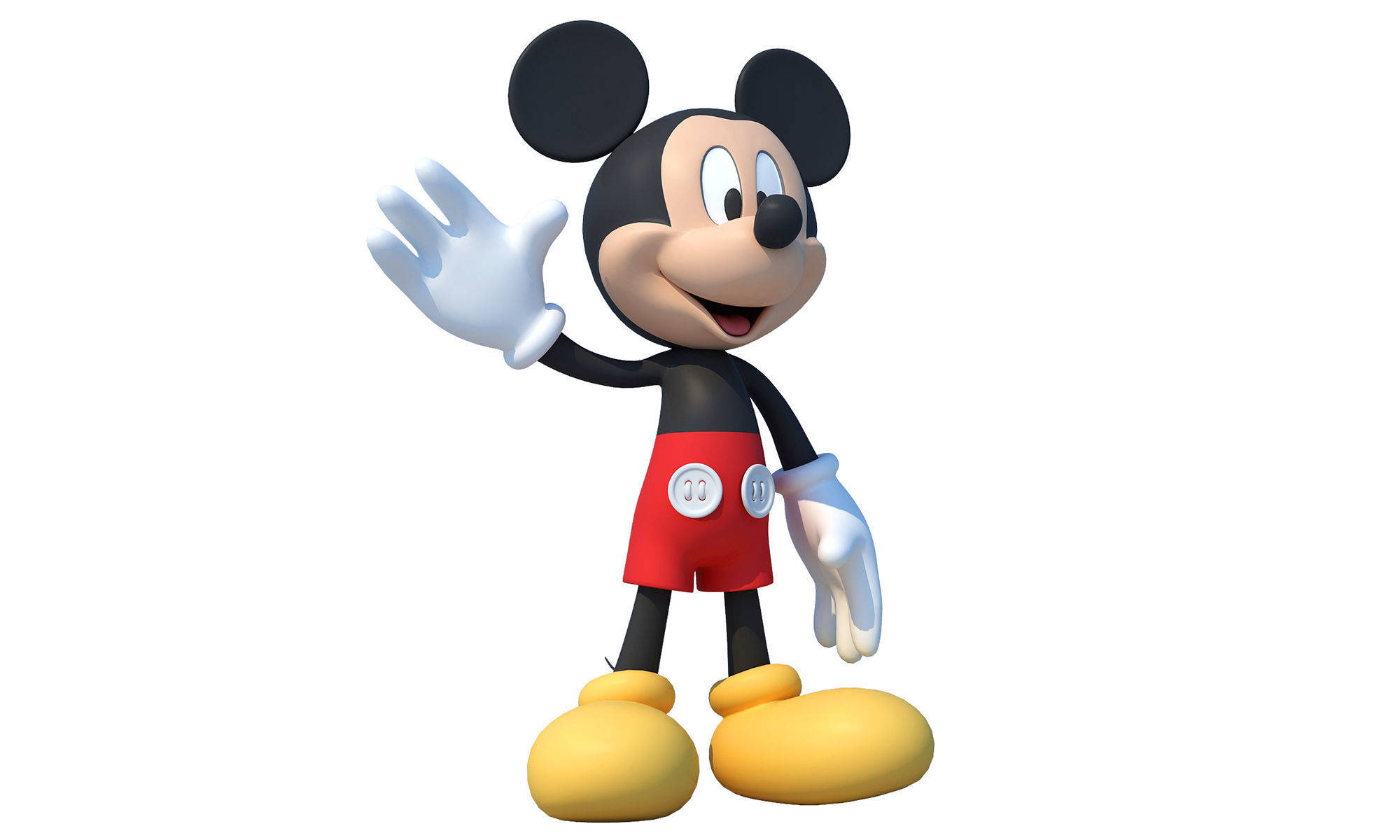 Mickey Mouse 3D model_3
