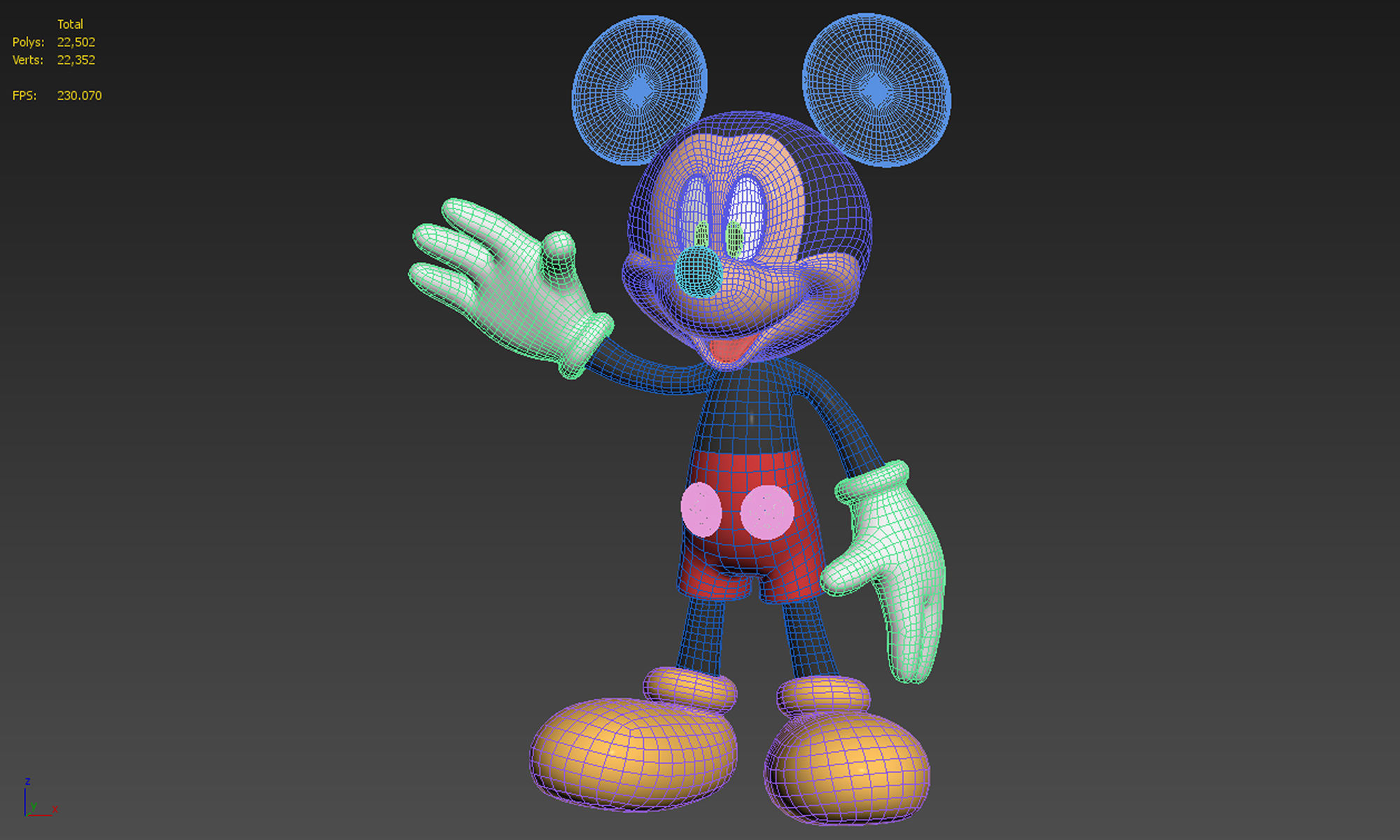 Mickey Mouse 3D model_15