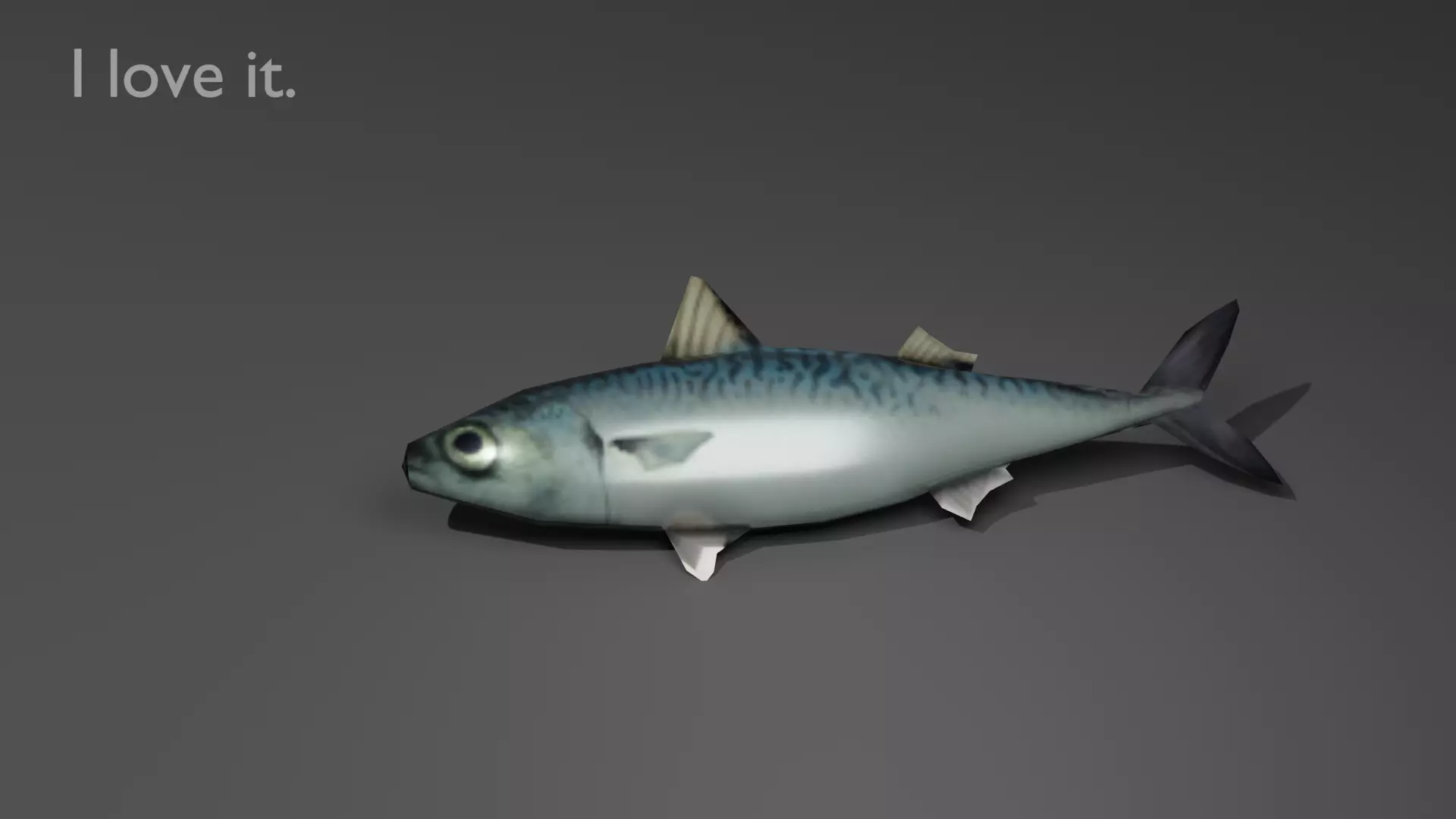 Fish Mackerel seafood Free low-poly 3D model